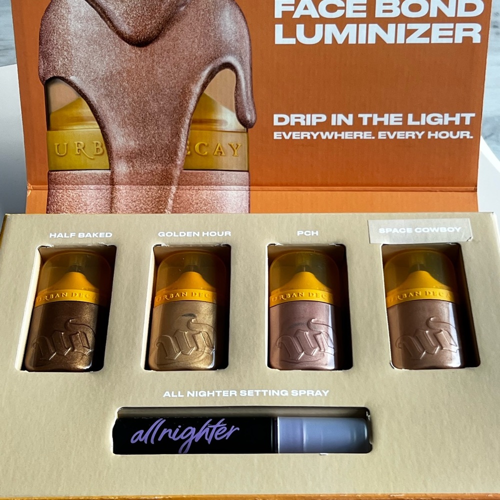Urban Decay Face Bond Luminizer + All Nighter Setting Spray - PR Kit (4 Shades)